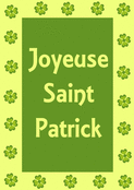 Joyeux Trèfles Fleuris pour Saint Patrick